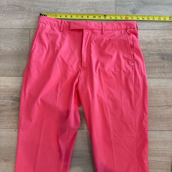 Ralph Lauren RLX Tailored Fit Performance Twill Pink Golf Pants Men's 35/32 EUC - Picture 10 of 14